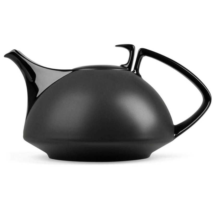 rosenthal Tac Schwarz | Teekanne 1,35 L | Tac Service Von Walter Gropius