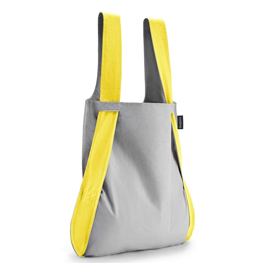 notabag Notabag Tasche+Rucksack | Grau-Gelb | Unterwegs