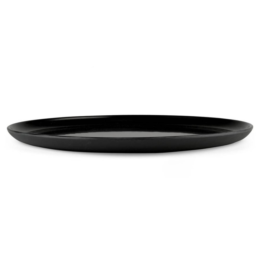 ørskov The Tray Tablett | O 27 Cm, Schwarz/Schwarz | Servieren