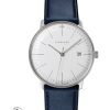 junghans Armbanduhr Max Bill | O 38 Mm, Quarzuhrwerk, Strichblatt Weis | Armbanduhren