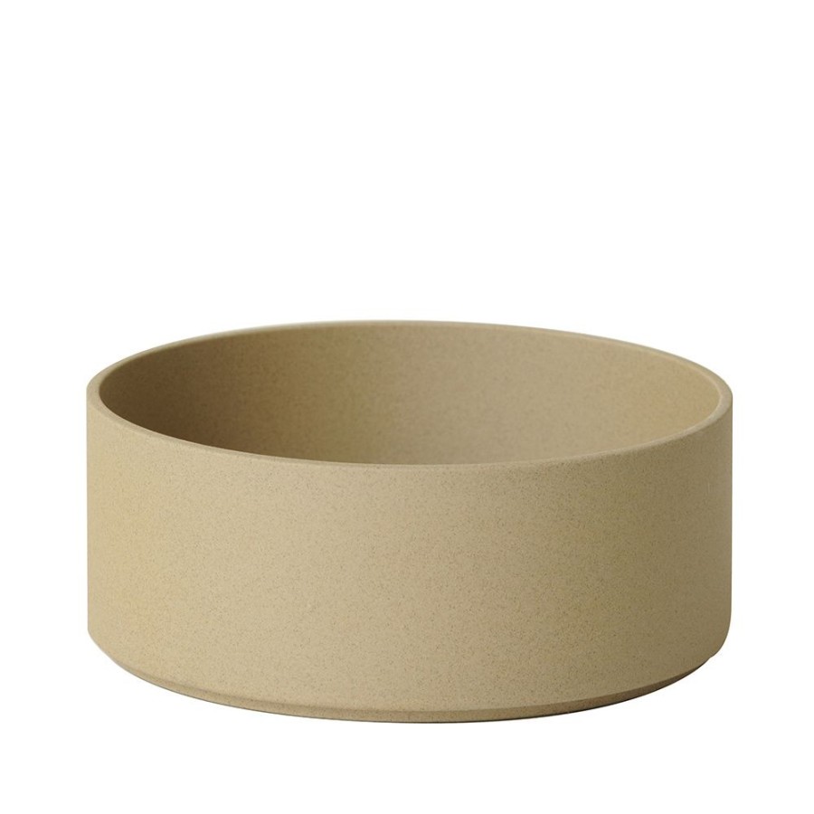 hasami porcelain Hasami Zylindrische Schale | O 18,5 Cm, H 7,2 Cm | Sand | Hasami Porcelain