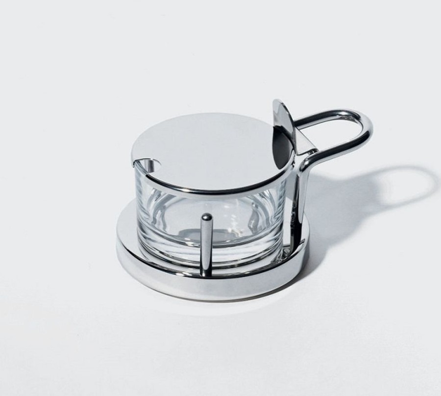 alessi Formaggiera Kasedose Sottsass | Stahl/Glas | Servieren