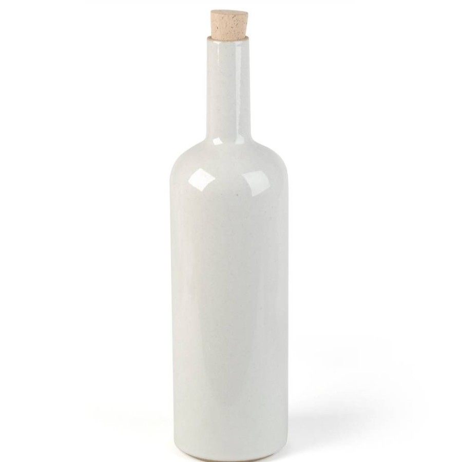 hasami porcelain Hasami Flasche | Hellgrau Glanzend Glasiert | Hasami Porcelain