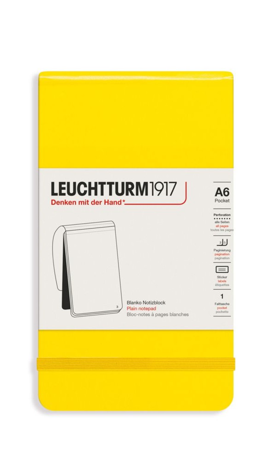 leuchtturm Notizblock Pocket | Din A6 | Papier