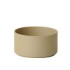 hasami porcelain Hasami Zylindrische Schale | O 14,5 Cm, H 7,2 Cm | Sand | Hasami Porcelain