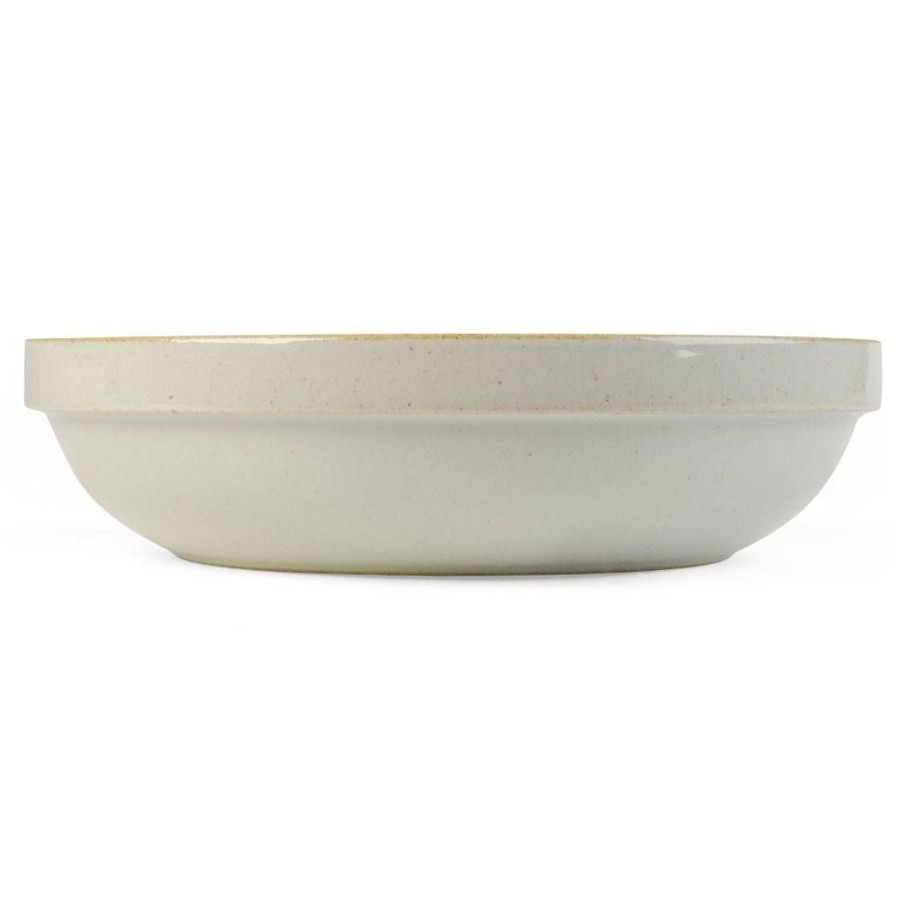 hasami porcelain Hasami Tiefe Schale | O 22 Cm | Hellgrau Glanzend Glasiert | Hasami Porcelain