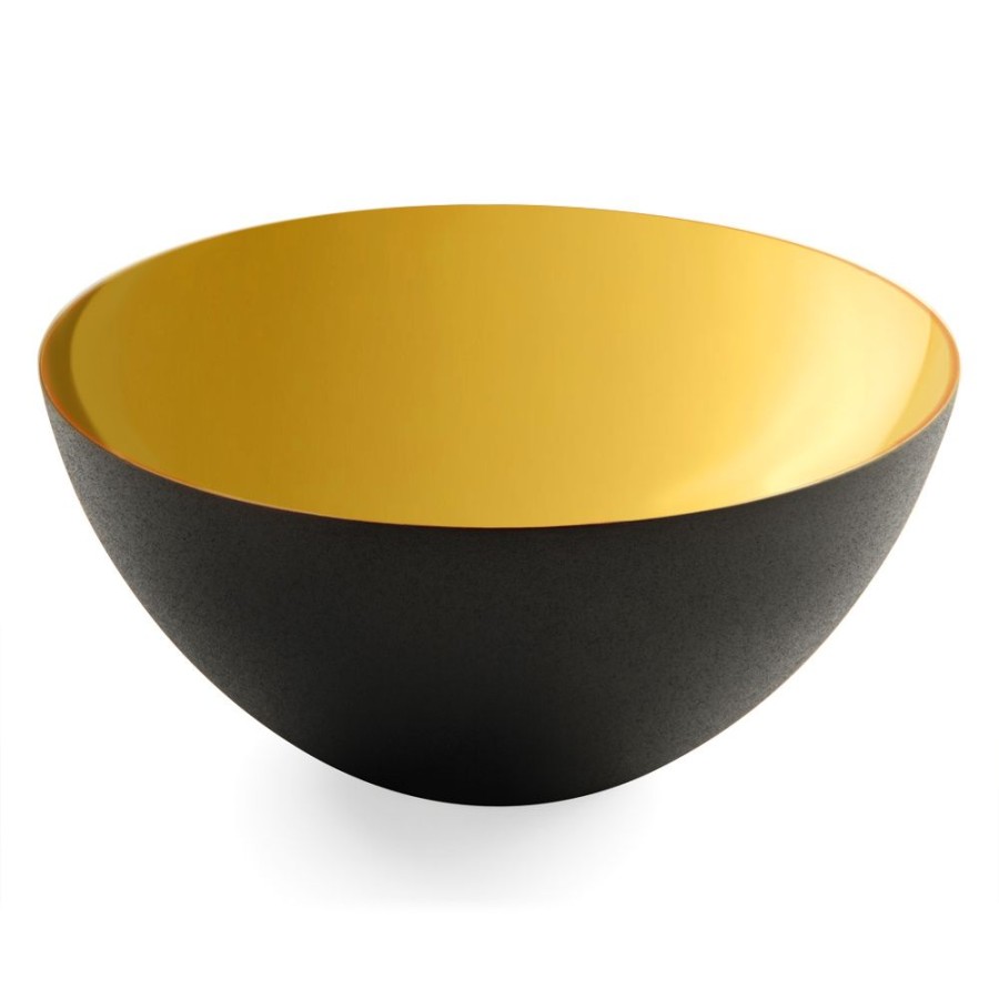 normann copenhagen Krenit Schale 38 Cm | Goldfarben | Wohnen